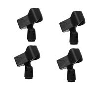 KAILIKETIY 4pcs Plastic Mic Clip Universal Microphone Holder Adjustable Clip Portable for Studio Recording Live Streaming