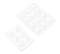 KAILIKETIY 4pcs Porcelain Reaction Plates 12-hole and 6-hole Ceramic Borehole Design, Compact and Easy to Store Chemistry Experimental Drip Plates for Laboratory Use