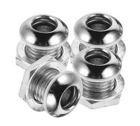 KAILIKETIY 4pcs Snare Drum Vent Screws Drum Air Vents Screw Gaskets Nuts Parts for Musical Instruments Accessories Gear Spare Parts Fitting