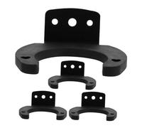 KAILIKETIY 4pcs Wall Mount Microphone Holder Mic Boom Arm Space Saving Mic Stand Bracket for Home Office Sturdy Clamp for Microphones