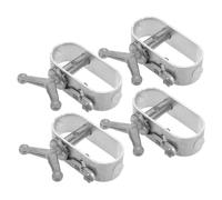 KAILIKETIY 4pcs Wire Tightener Steel Cable Tightener Line Fastener A3 Steel User-friendly Effective Wire Tightening Tool for Outdoor DIY Project and Greenhouse