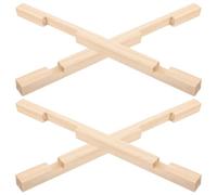 KAILIKETIY 4Pcs Wooden Beehive Entrance Reducer for Beekeepers Protective Bee Box Ventilation Tool Apiculture Supplies for Hive Safety and Mortality Control