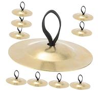 KAILIKETIY 5 Pairs Small Finger Cymbals for Comfortable Grip Dance Instrument for Belly Dancing Stage Performance Sound Music Enlightenment Parent Interaction