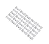 KAILIKETIY 50Pcs Metal Clips for Sturdy Fastening Buckles 4-Prong Butterfly Hooks Rope Clasps for Medical and Craft Use