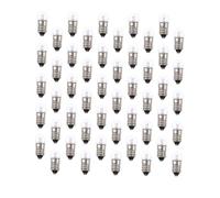 KAILIKETIY 50pcs Miniature Screw Base Light Bulbs for Electrical Experiments Small Energy Saving Tiny Bulbs Glass for DIY Science Projects and School Use