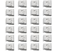 KAILIKETIY 50pcs Stainless Steel Solar Panel Wire Clips with Unique Structure, Easy to Install Wire Harness Clamps for Cables on Photovoltaic Roofs and Solar Photovoltaic Systems