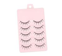 KAILIKETIY 5pairs Simulation Eyelashes Volume False Lashes for Natural Look Reusable Makeup Essentials for Stunning