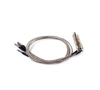 KAILIKETIY 5pcs 3-string Open-style Piezo Pickup Rod Set with Cable for Acoustic Folk Cigar Box Guitar - Passive Eq Pickup Stick for Guitar Music Accessories