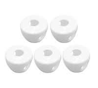KAILIKETIY 5pcs Door Handle Covers, Round Abs Child Proof Covers for Door Handle and Doorknob, No Drill Installation, Protects Children and Infants at Home in Room