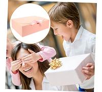 KAILIKETIY 5Pcs Kraft Paper Box Stylish Snack Candy Boxes for Weddings Birthdays Holidays Durable Practical Packaging for Treats Accessories