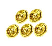 KAILIKETIY 5pcs Oil Lamp Wick Replacement Floating Disc Holders Aluminium Easy to Use Portable Design for Home Altars and Altar Rituals Kerosene Lamp Accessory