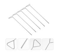 KAILIKETIY 5pcs Stainless Steel Cell Spreader Set Triangular Spreading Rods Laboratory Tool for Wide Spreading in Petri Dishes Microbiology Research