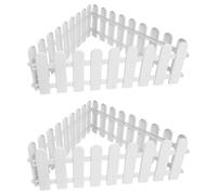 KAILIKETIY 6 Pcs White Plastic Pet Breeding Fences Tortoise Pet Enclosure Turtle Fence outside Easy Installation Sturdy Materials for Garden Yard