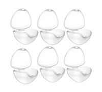 KAILIKETIY 6pcs Baby Pacifier Case Storage Box Container Made of Safe Pp Material, Easy to Carry and Dustproof for Small Items and Pacifiers, for Use Around House and Diaper Bag