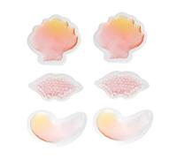 KAILIKETIY 6pcs Instant Pain Relief Cold Pack Pack Hot Cold Gel Pads for Eye and Lip Therapy Reusable Eye