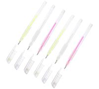 KAILIKETIY 6pcs Multi-Color Eyebrow Mapping Pens Skin Markers for Precision Brow Positioning Portable Marking Pens for Beginners for Makeup and Cosmetic Applications