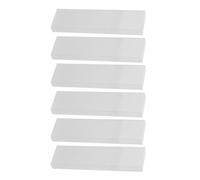 KAILIKETIY 6pcs Portable Tongue Scraper Travel Case with Compact Plastic Storage Box for Daily Use and Travel, White Tongue Scraper Holder Organizer for Easy Hygiene