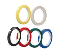 KAILIKETIY 6pcs Violin Fingerboard Tape Stickers Colorful Finger Position Guide for Beginners Cello Fingerboard Accessories with White Red Green Black Blue Light Yellow Strips