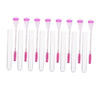 KAILIKETIY 8pcs Diamond Eyelash Brush Set Premium Lash Wands for Mascara Application and Brow Grooming Easy to Clean for Women and Girls Stylish Design