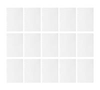 KAILIKETIY A5 Double-Sided Sticker Release Paper Refill Sheets 40pcs for 6-Ring Binder, Blank Reusable Sticker Book Inserts for Collecting Album, Punched Binder Organizer Pages