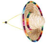 KAILIKETIY Adjustable Braid Sun Hat with Breathable Design and String, Beige Mexico Style Summer Outdoor Hat for Fishing and Daily Use