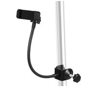 KAILIKETIY Adjustable Phone Holder Clip for Mic Stand Flexible Mount Clamp Sturdy Metal Construction Compatible with Various Phone Models Easy Installation for Musicians and Content Creators