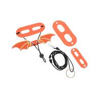 KAILIKETIY Adjustable Reptile Leash Harness with Unique Wing Design PU Traction Safety Rope for Bearded Dragons Lizards and Small Pets Secure Outdoor Walking and Escape Prevention