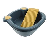 KAILIKETIY Adorable Cat Ear Wash Basin with Hidden Washboard Washing Container for Hand Washing Clothes and Bathing Safe Material for Gentle Cleaning