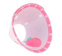 KAILIKETIY Adorable Felt Pet Protective Collar for Cats Soft Peach S Neck Anti-scratch Neck Ring Preventing Injury and Licking
