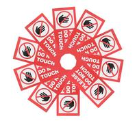 KAILIKETIY and Standardized Safety High Visibility Design 10pcs Do Not Sticker Vinyl Caution Label Pvc Self-adhesive for Outdoor and Business Use