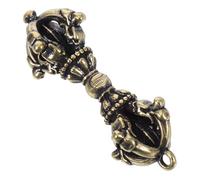 KAILIKETIY Antique Tibetan Keychain Charm Vajrayana Dorje Design Cultural Symbol for Key Decoration Durable Build Multi Purpose Pendant Accessory