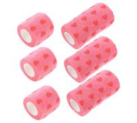 KAILIKETIY Athletic Wrap Tape Set of 6 Rolls High Elasticity Breathable Self-Adhesive Elastic Wraps Wear-Resistant Flexible Tapes for Sports Injuries for Muscle Support and Injury Prevention