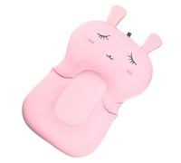 KAILIKETIY Baby Bath Cushion Floating Mat Infant Bathtub Pad Toddler Bath Seat Support Soft Breathable Mesh Baby Shower Cushion for Newborns Princess Pink