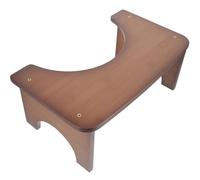 KAILIKETIY Bamboo Bathroom Toilet Stool for Adults Stable and Safe Wood Step Stool Simple and Stylish Design for Squatting and Bathroom Use