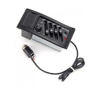 KAILIKETIY Band Acoustic Guitar Preamp Equalizer with Piezo Pickup Tuner Eq Black Essential Amplifier for Sound Durable Hard Design