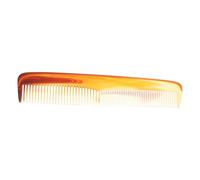 KAILIKETIY Barber Comb Fine and Wide Teeth, Dual-ended Plastic Hair Cutting Comb for Men and Beard Grooming, Amber Two-tone Styling Tool for Salon and Home Haircuts