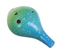 KAILIKETIY Beginner-friendly Vintage Decorative Ocarina Pure Melody for Music Enthusiasts Portable Ceramic Wind Instrument for Home Parties