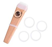 KAILIKETIY Beginner Kazoo Set Wooden Body for Guitar and Ukulele Accompaniment, Portable Professional Kazoo Instrument for Music Performance and Easy Learning