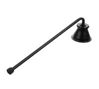 KAILIKETIY Black Metal Small Bell-shaped Extinguisher Cover Multi-use Wick Flame Snuffer for Secure Candle Fire Extinguishing at Home