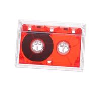 KAILIKETIY Blank Audio Cassette Tape for Interview Recorders Clear Sound Recording DIY Creative Messages Warm Greetings Gift High Compatibility with Devices Red Vintage Style