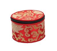 KAILIKETIY Buddha Sound Bowl Pouch Full Moon Singing Bowl Bag for Meditation 9cm Tibetan Case Random Color