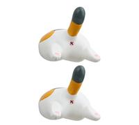 KAILIKETIY Cat Butt with Pin Reminders 2pcs Decorative Refrigerator Magnets and Resin Fridge Magnets Fun and Eye-catching That Won't Scratch