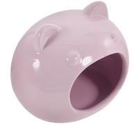 KAILIKETIY Ceramic Hedgehog Hideout and Hamster Hut with Cooling Design and Cartoon Appearance, Lightweight Small Pet Hideout for Hamsters and Small Pets, Suitable for Placement on Couches