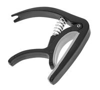 KAILIKETIY Compact Black Acoustic Guitar Capo for Folk and Classical Guitars, Easy to Adjust The Pitch, Sturdy Plastic Material, for Performance and Christmas Use
