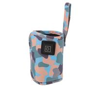 KAILIKETIY Compact USB Baby Bottle Warmer Cover with 3-Level Temperature Control Portable Polyester Milk Bottle Heater Bag for Travel and Car Use Convenient and Fast to Use