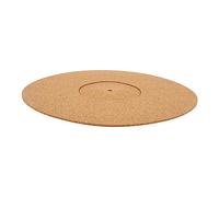 KAILIKETIY Cork Turntable Mat Static Vinyl Record Player Accessory Durable Non Slip Pad for Enhanced Sound Performance Color Φ with Groove