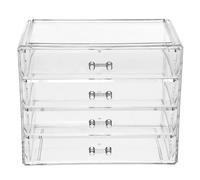 KAILIKETIY Cosmetic Makeup with Drawers Storage Acrylic Large Box Four Design for Organizer with Enough Storage Room for Skincare and Beauty Products Home Use