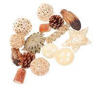 KAILIKETIY Creative Parrot Set with Rattan Balls and Palm Leaf Materials, Sturdy Bird Chewing for Parakeets and Parrots, Provides Essential Physical Activities in Bird Cages