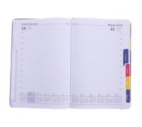 KAILIKETIY Daily Planner Hardcover with Hourly Schedule Days To Do Organizer for Productivity Smooth Writing Journal Simple Monthly Planner with English Layout for Professionals and Students