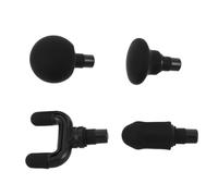 KAILIKETIY Deep Tissue Muscle Massage Heads 4Pcs Replacement Attachments for Fitness Massager Gun, Portable Silicone Tips for Gym and Body Relaxation, Compact Design for Back Use